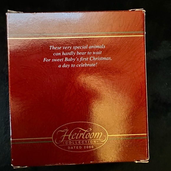 ⭐️NWT! Vintage Y2K Baby’s First Christmas, Noah’s Arc Christmas Ornament. - Picture 2 of 3